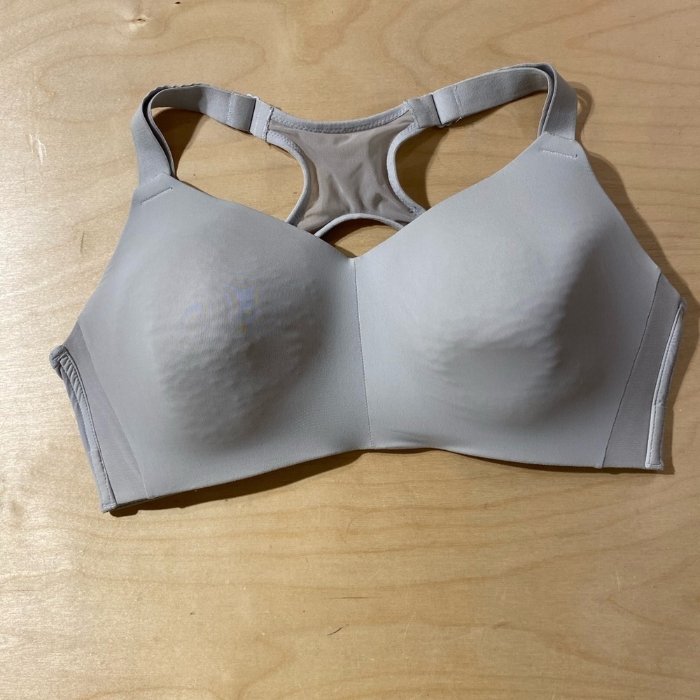 Avia Light Gray Sports Bra Large (D-DD) (FV)
